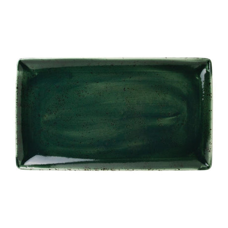 Steelite Vesuvius Rectangle Three Burnt Emerald 330x 190mm (12 Pack)