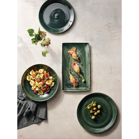 Steelite Vesuvius Rectangle Three Burnt Emerald 330x 190mm (12 Pack)