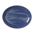 Steelite Revolution Bluestone Oval Coupe Plates 342mm (12 Pack)