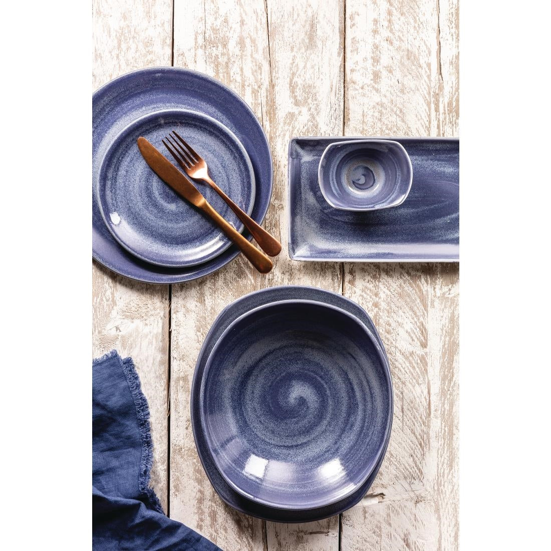 Steelite Revolution Bluestone Zest Platter 255mm (12 Pack)