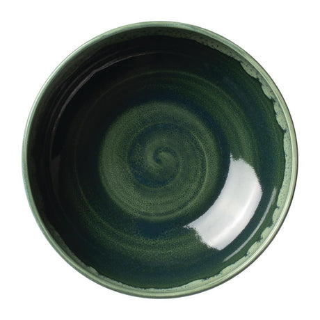 Steelite Aurora Vesuvius Burnt Emerald Bowls 175mm (12 Pack)