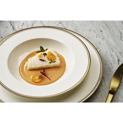 William Edwards Burnished Gold Plates 275mm (12 Pack)