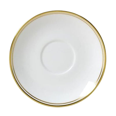 William Edwards Burnished Gold Classic Espresso Saucers 120mm (12 Pack)