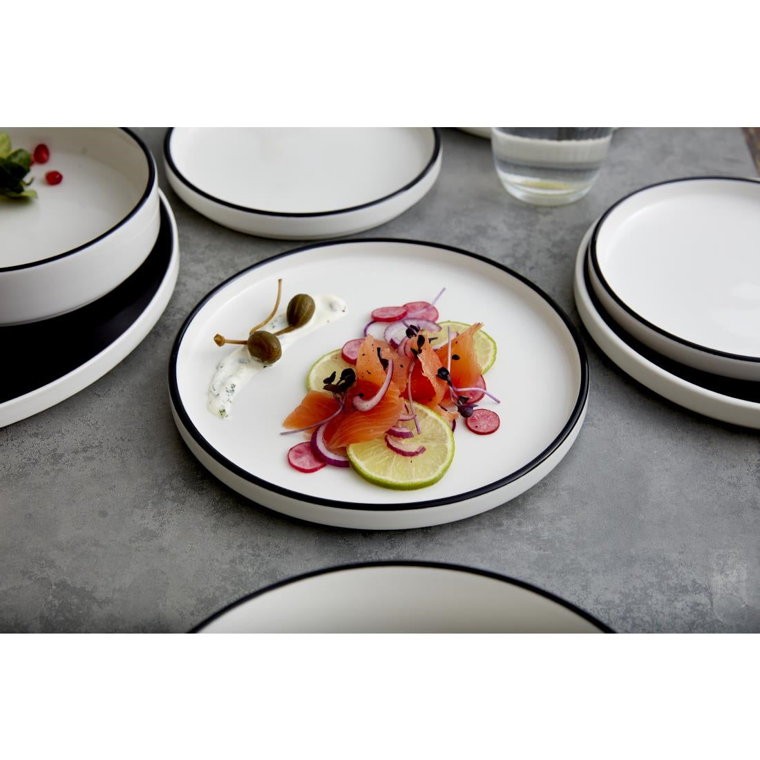 Steelite Asteria Stack Plates 255mm (12 Pack)(Direct Pack)