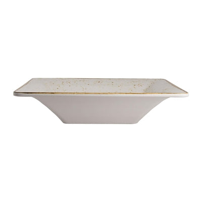 Steelite Craft White Buffet Square Pebble Bowls 343mm (6 Pack)