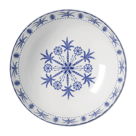 William Edwards Sultan's Garden Blue Large Bowls Coupe 230mm (6 Pack)