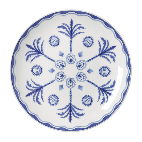 William Edwards Sultan's Garden Blue Plates Coupe 210mm (12 Pack)