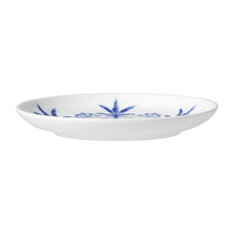 William Edwards Sultan's Garden Blue Butter Dishes Coupe 110mm (24 Pack)