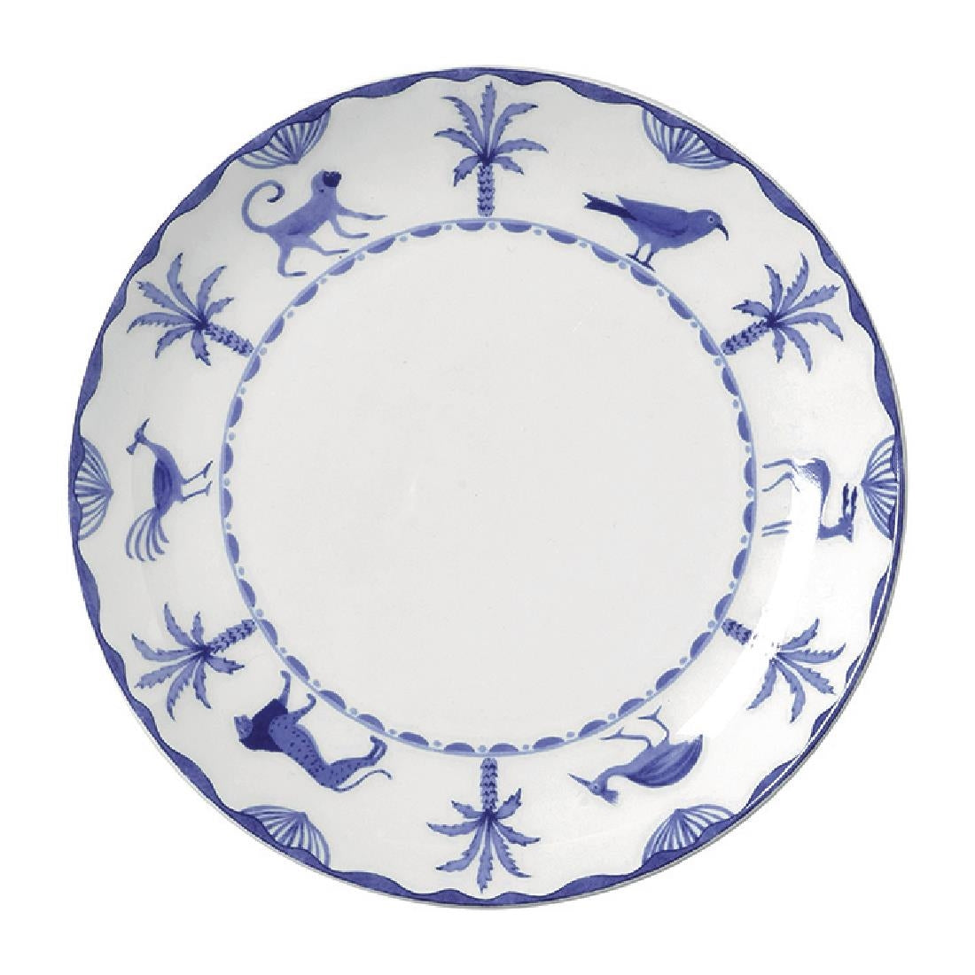William Edwards Sultan's Garden Blue Plates Coupe 165mm (12 Pack)