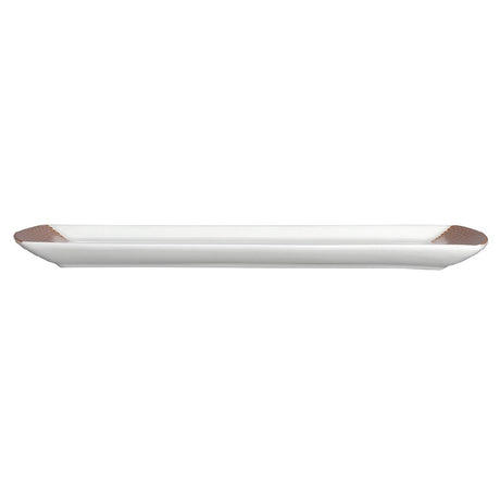 William Edwards Quanta Rectangular Trays White 340x150mm (12 Pack)