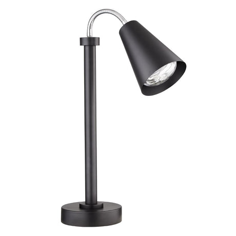 Steelite Creations Modern Single Heat Lamp Black 220V UK Plug