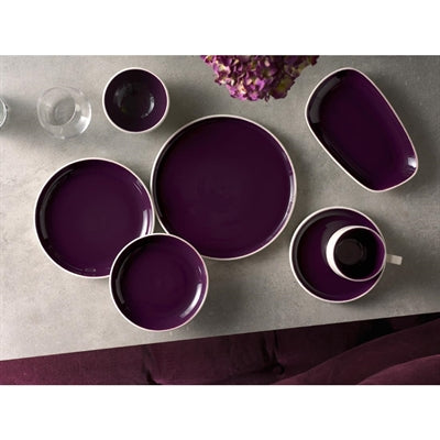 Steelite Nyx Round Stacking Trays Damson 202.5mm (12 Pack)