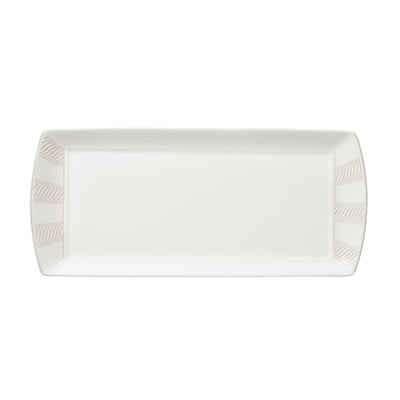 William Edwards Bakewell Rectangle Trays Taupe 340x150mm (12 Pack)
