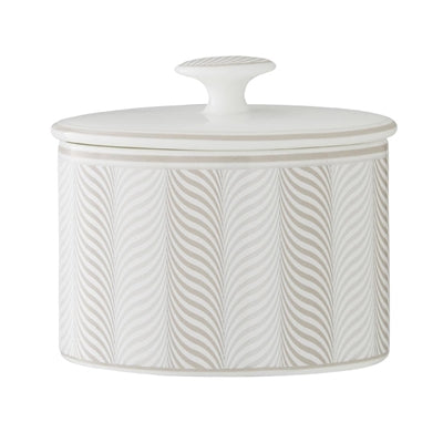 William Edwards Bakewell Coupe Oval Sugar Bowls Taupe 90mm (12 Pack)