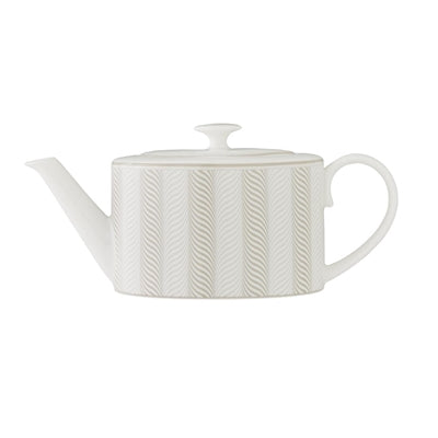 William Edwards Bakewell Coupe 2-Cup Oval Teapots Taupe 550ml (6 Pack)