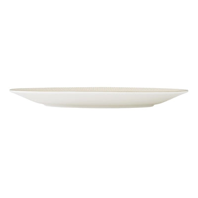 William Edwards Diamond Coupe Plates Gold 300mm (6 Pack)