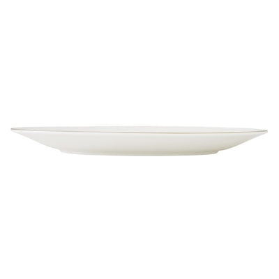 William Edwards Diamond Coupe Plates Raised White 300mm (6 Pack)