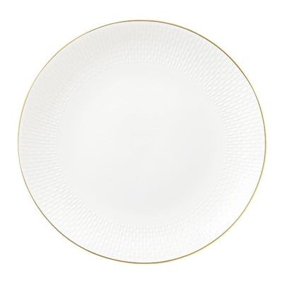 William Edwards Diamond Coupe Plates Raised White 210mm (12 Pack)