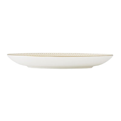 William Edwards Diamond Coupe Plates Gold 165mm (12 Pack)