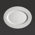 Steelite Willow Oval Plate. length 330mm. (12 Pack)