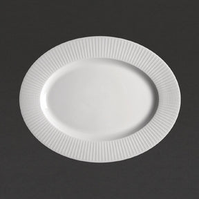 Steelite Willow Oval Plate. length 330mm. (12 Pack)