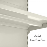 100 set White Shelf with mix width 1000mm and 1250mm - B Grade