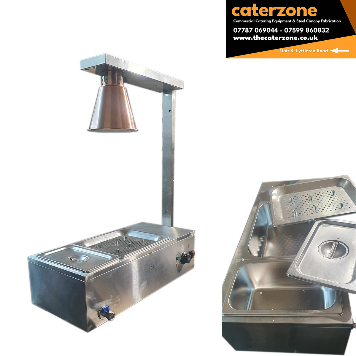 Single Electric Carvery Servery and Bain Marie B Grade