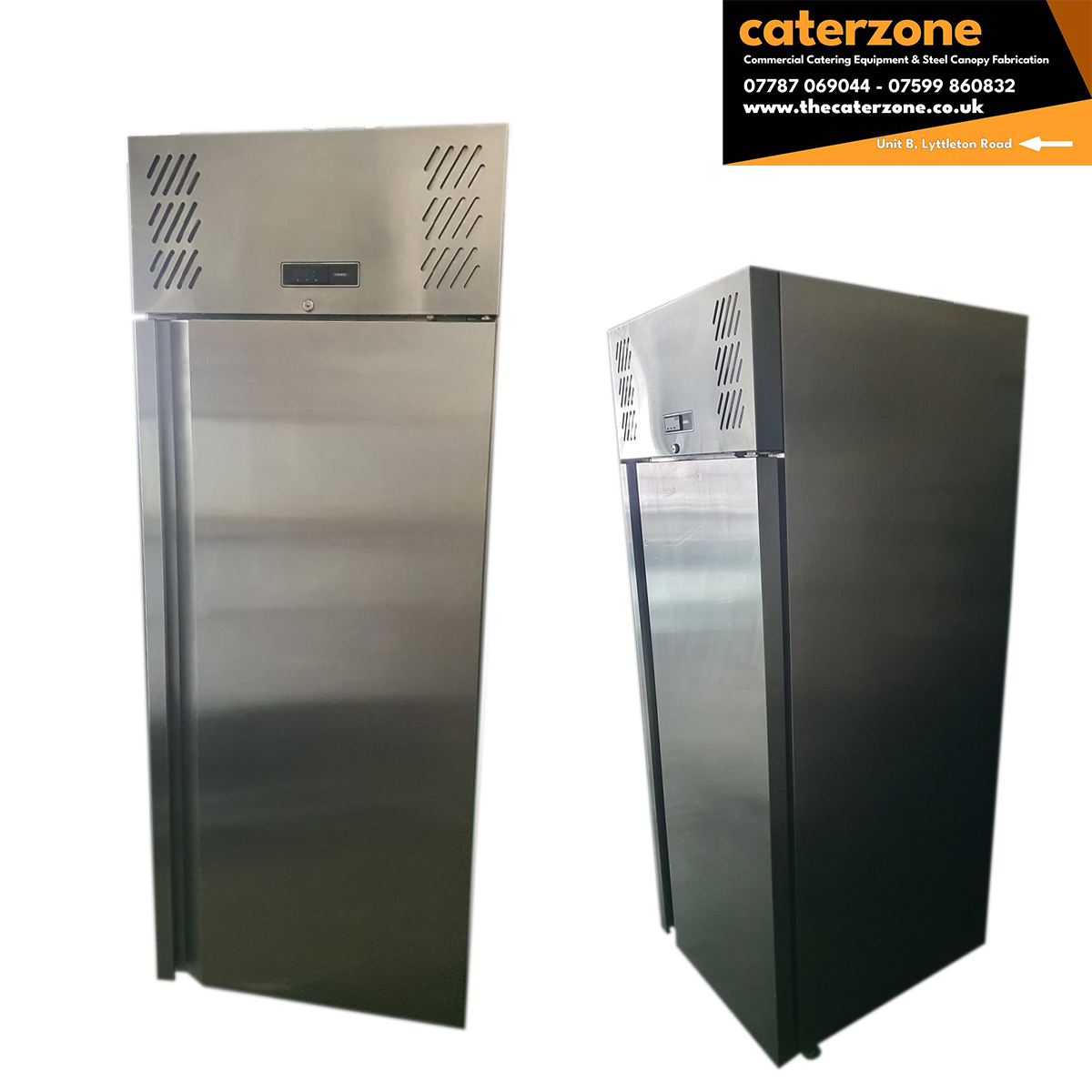 Williams Fridge 620 Ltr Upright Single Door Stainless Steel 73Wx82Dx196H cm Refurbished