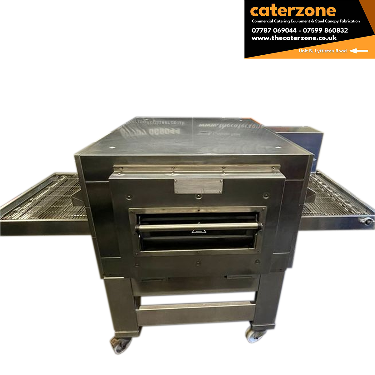 Zanolli Pizza Oven 20" Gas Conveyor Oven 50cm Belt - Refurbished