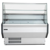 1m Flat Glass Serve Over Counter