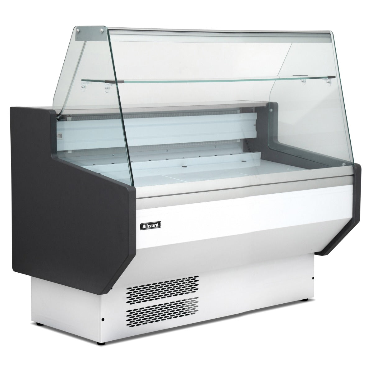 1m Flat Glass Serve Over Counter