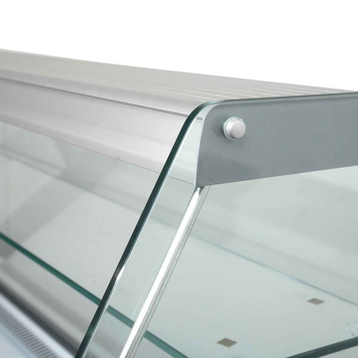 1m Flat Glass Serve Over Counter