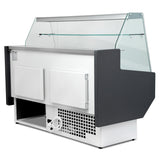 2.5m Flat Glass Serve Over Counter