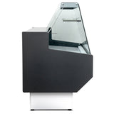 1.3m Flat Glass Serve Over Counter