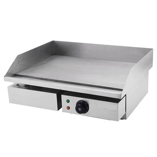 Commercial Electric Countertop Griddle - Single Flat Top 55cm
