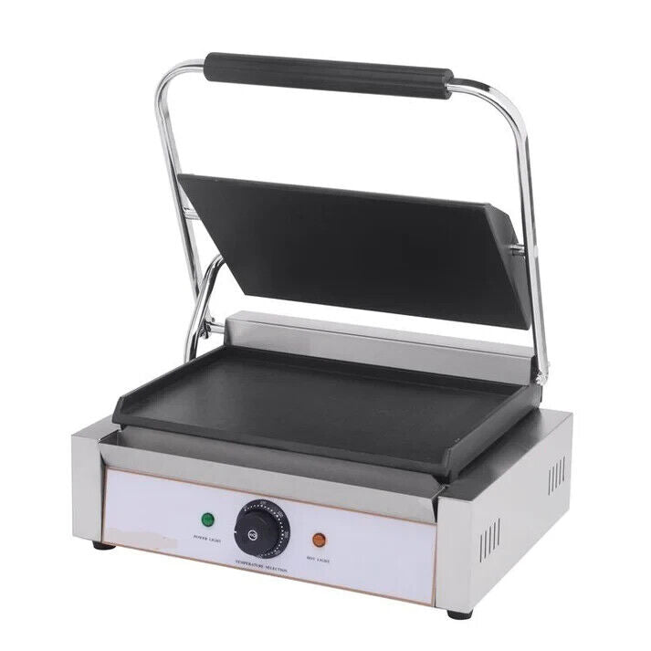 Contact Grill Single - Smooth Top And Smooth Bottom- Panini Grill Catering Caffe