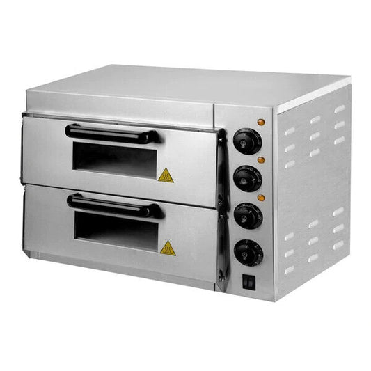 Commercial  Pizza Oven - Twin Deck Chamber 20"