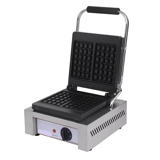 Waffle Maker Double Waffle Cone Twin with Square Pattern Belgian Waffle Maker