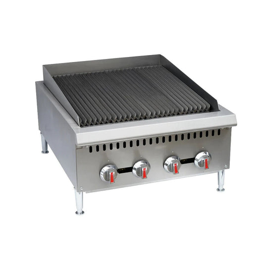Chargrill 60cm Gas Radiant Charbroiler Countertop Stainless Steel