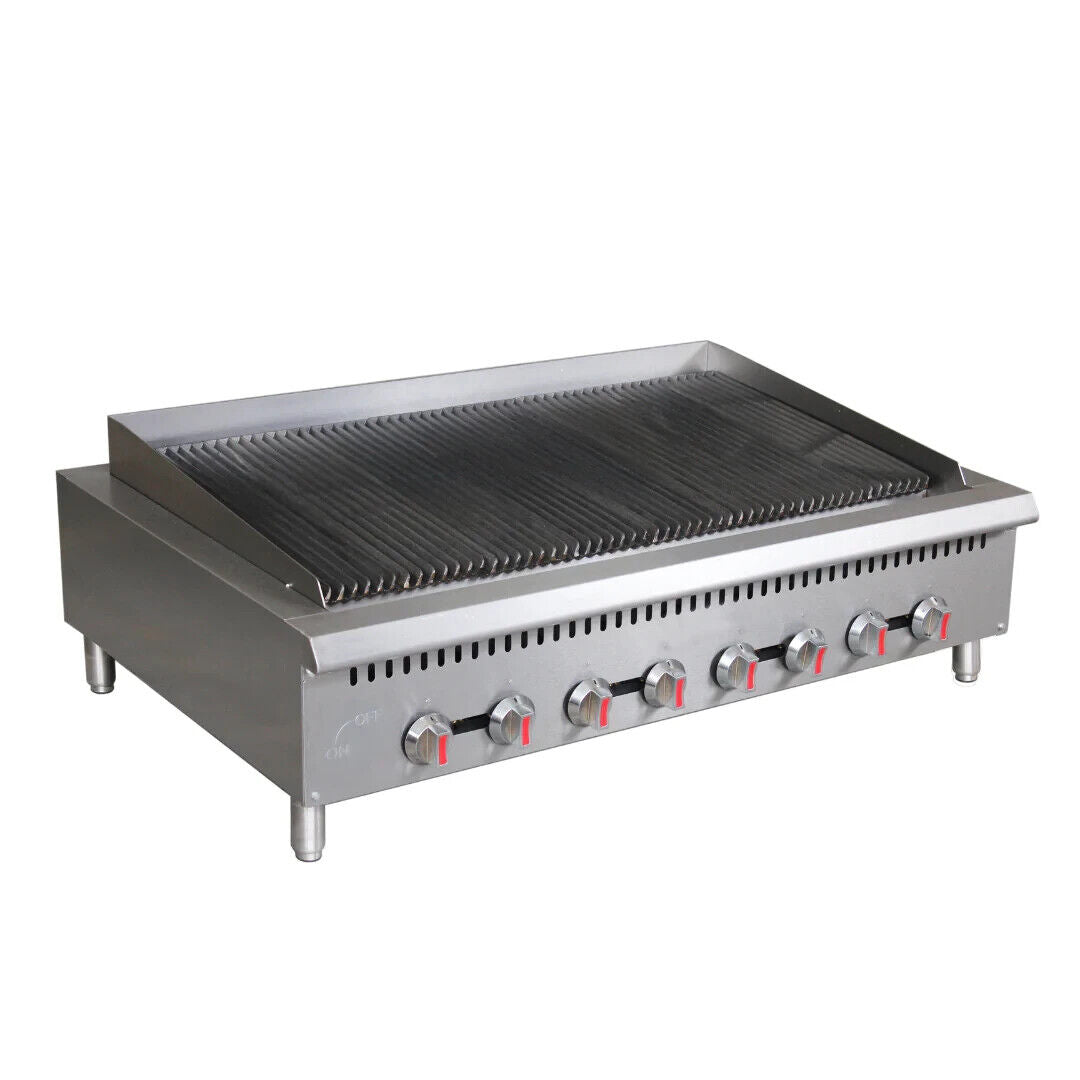 Chargrill 120cm Gas Radiant Charbroiler Countertop Stainless Steel ...