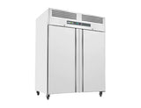 Upright Freezer Double Door Top Motor 1375L Commercial Solid Door GN1410BT Brand New