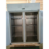 Upright Freezer Double Door Top Motor 1375L Commercial Solid Door GN1410BT Brand New