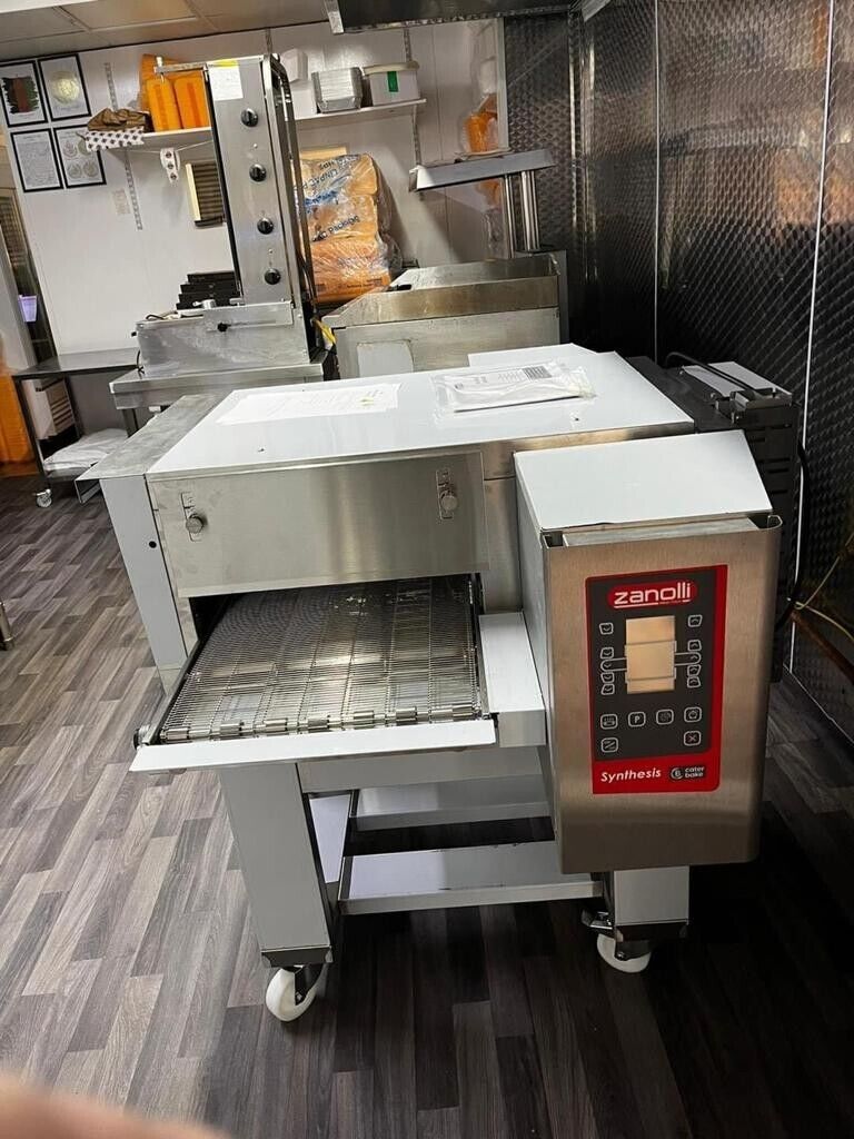 Zanolli 16" Pizza Oven Gas / Electric 40 cm Belt Synthesis 25x12" Pizza Per Hour