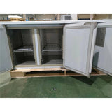 Counter Freezer 3 Door with Splash Back 418 Litre Bench Freezer 180x70x85 cm