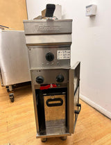 Valentine Single Tank Electric Fryer 8 Litre 3 Phase 25x60x85cm Refurbished