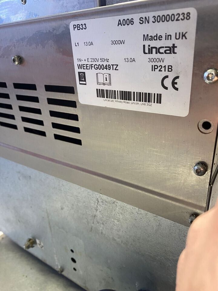 Lincat S 600 7 Ltr Electric Countertop Single Tank Pasta Boiler Refurbished