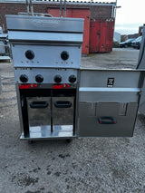 Valentine Electric Chips Fryer Twin Tank Double Basket 3 Phase Refurbished