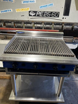 Blue Seal 3 Burner Chargrill with Stand Fully Refurbished