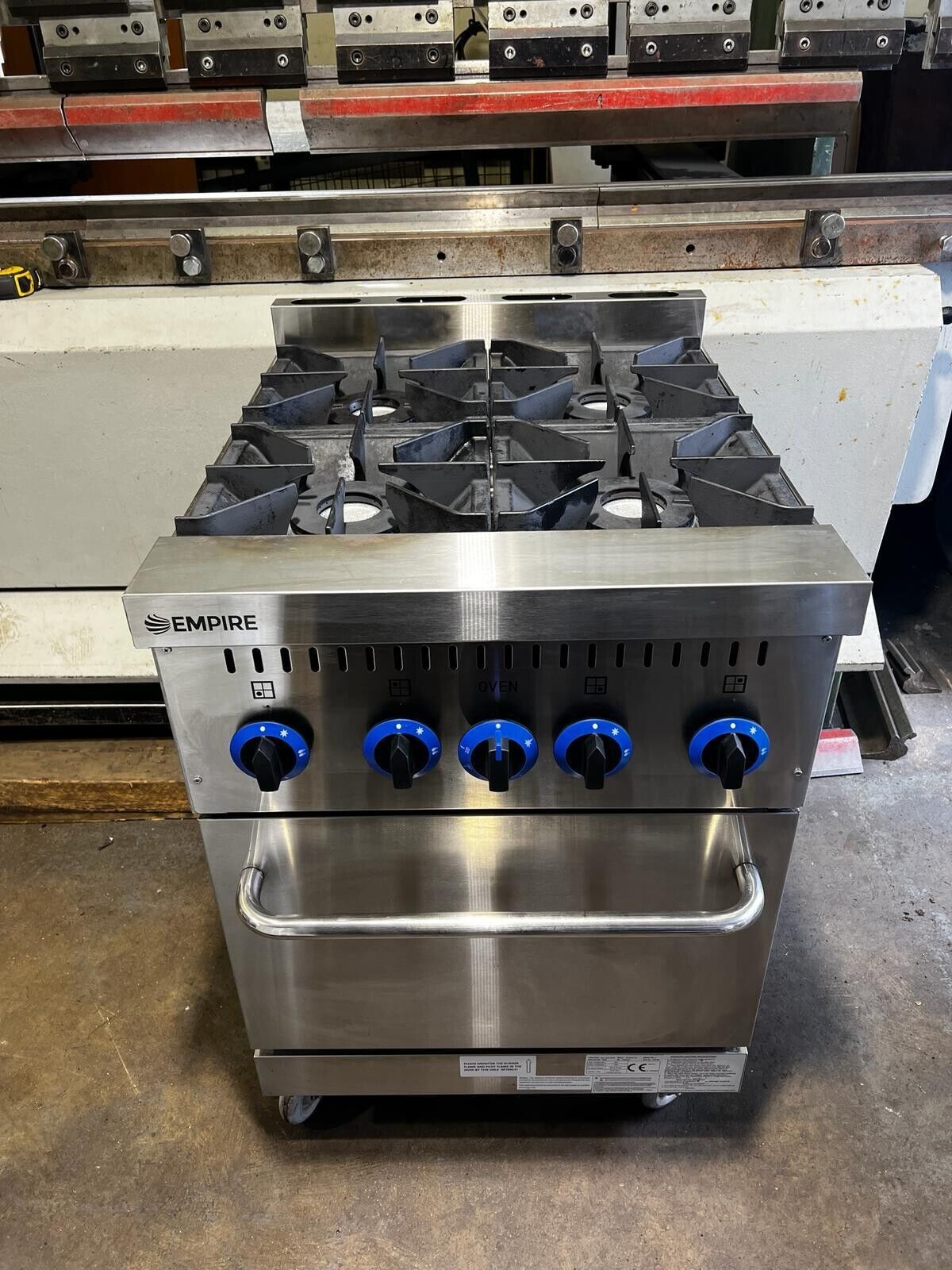 4 Burner Gas Cooker with Oven Refurbished