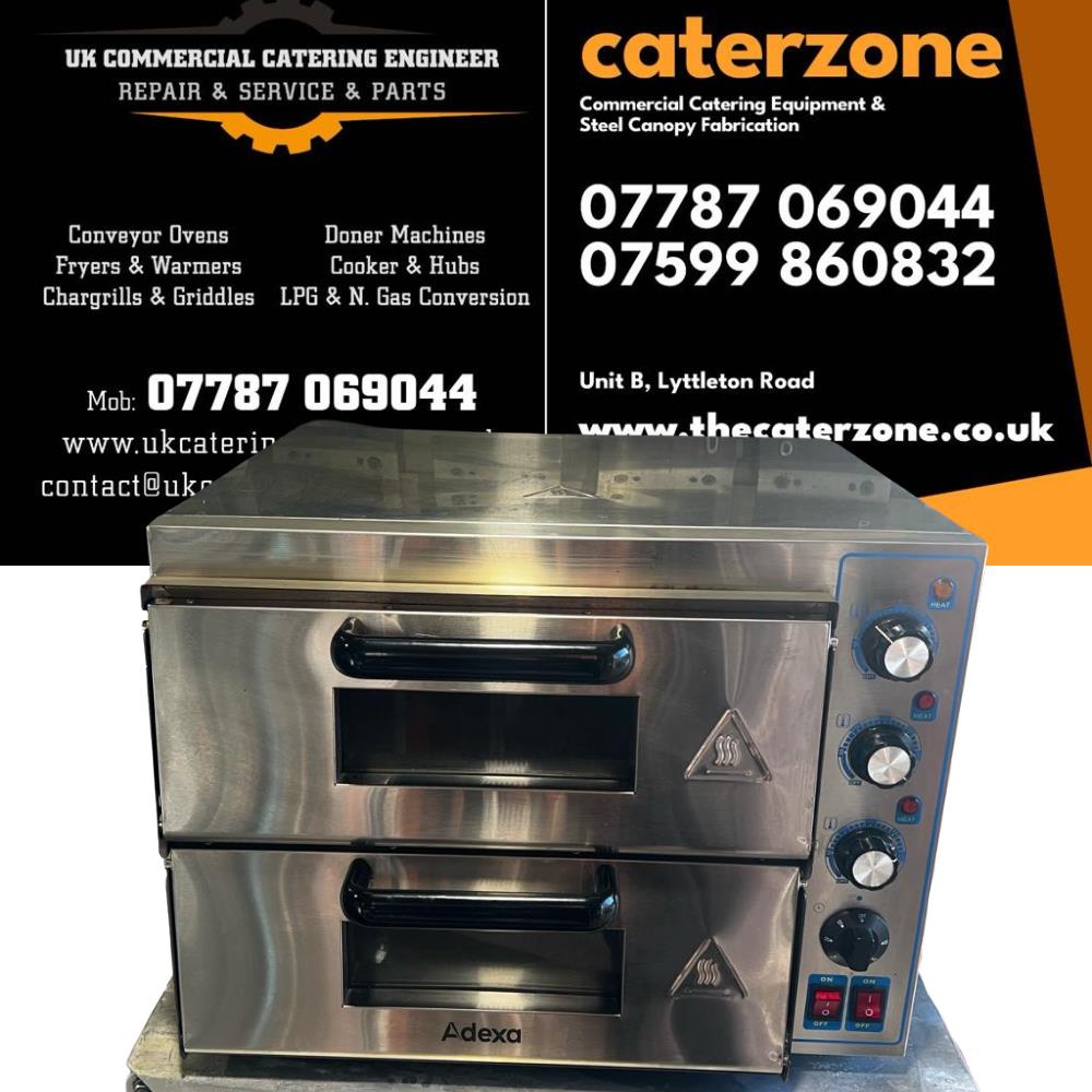 Electric Pizza oven 2 Chambers 410x420mm B Grade